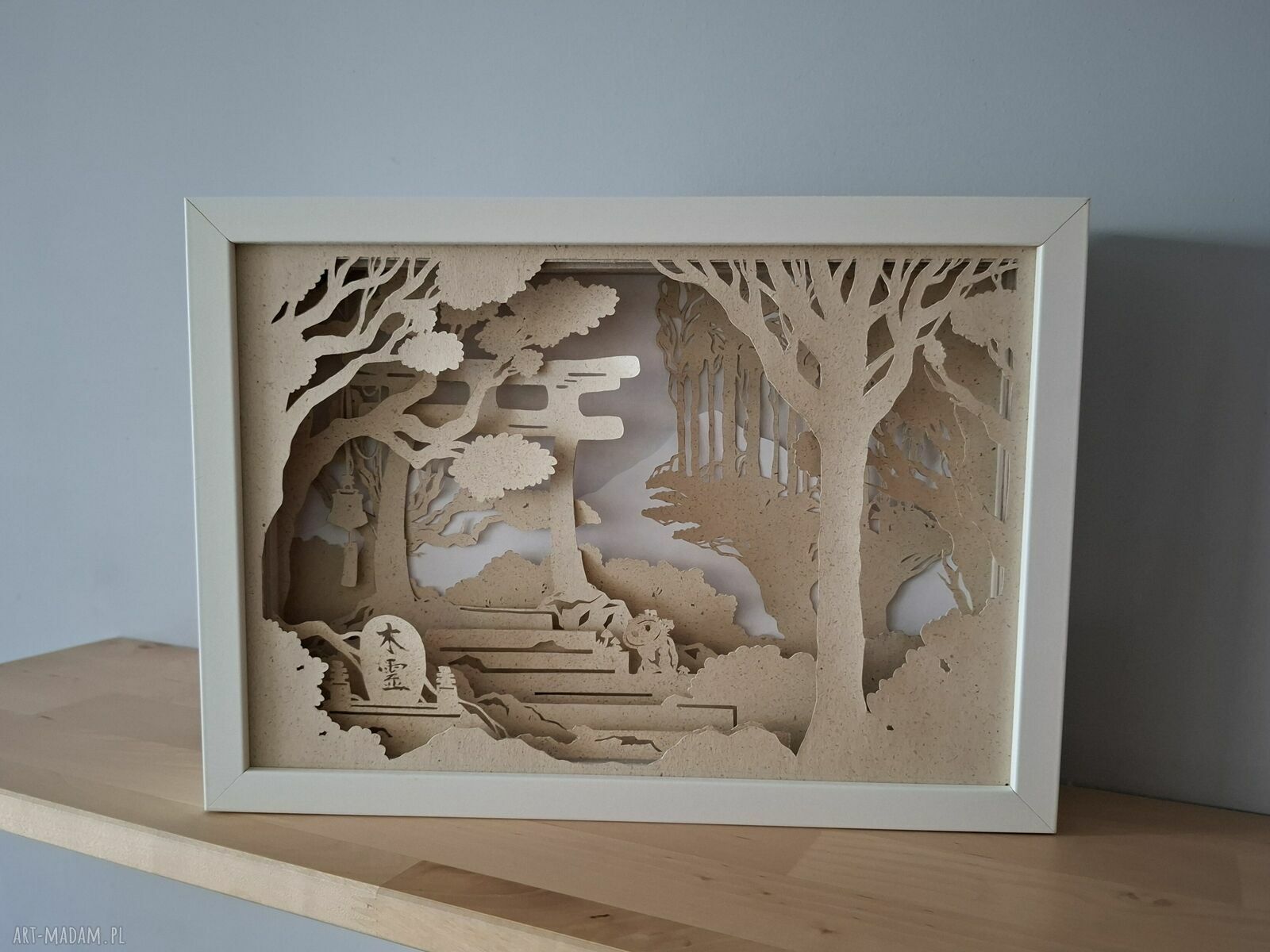 Shadowlamp "Japoński Las" - zrób shadowbox z LED i wycinaj swój własny las