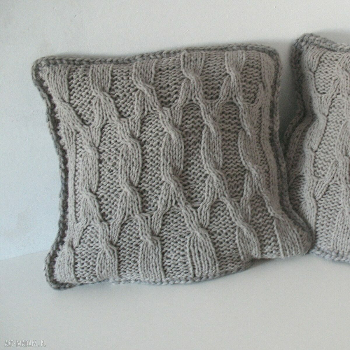 poduszki: komplet poszewek handmade