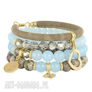 jasmine 4 - blue beige & smoky