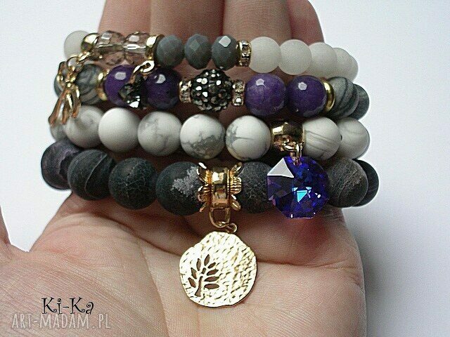 ACCENT POINT VIOLET /7 2014/ SET Hand Made