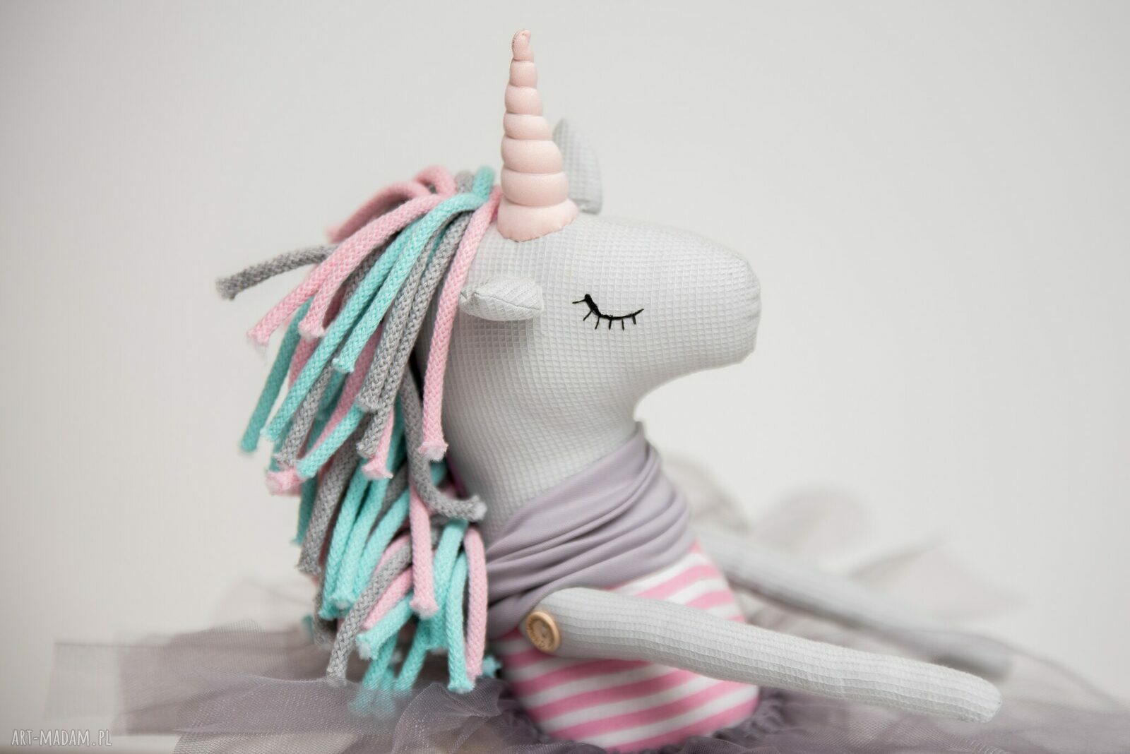 Jednorożec Unicorn DUŻY - ręcznie szyta maskotka dla dziecka