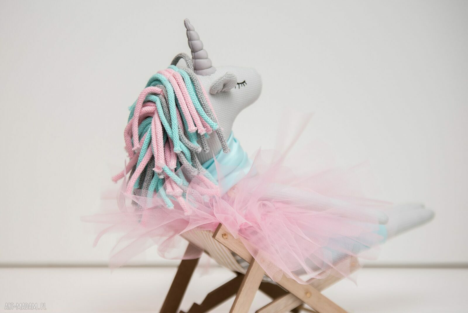 Jednorożec UNICORN DUŻY - ręcznie szyta przytulanka dla dziecka