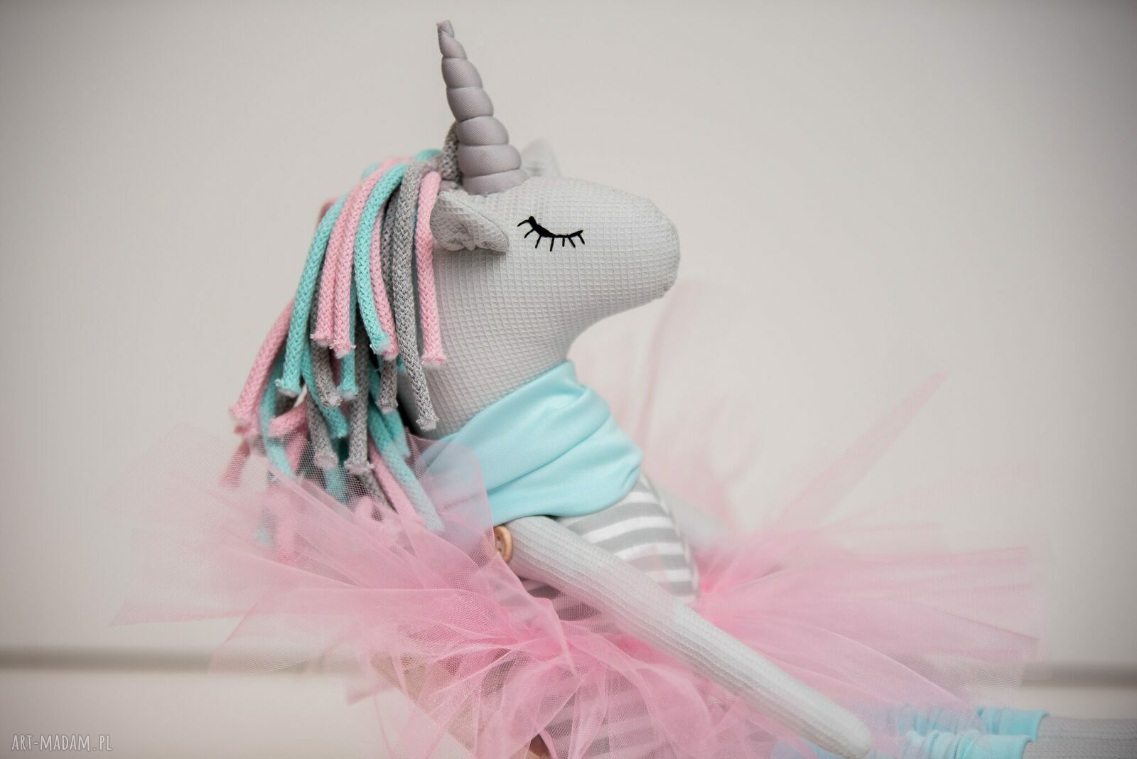 Jednorożec UNICORN DUŻY - ręcznie szyta przytulanka dla dziecka