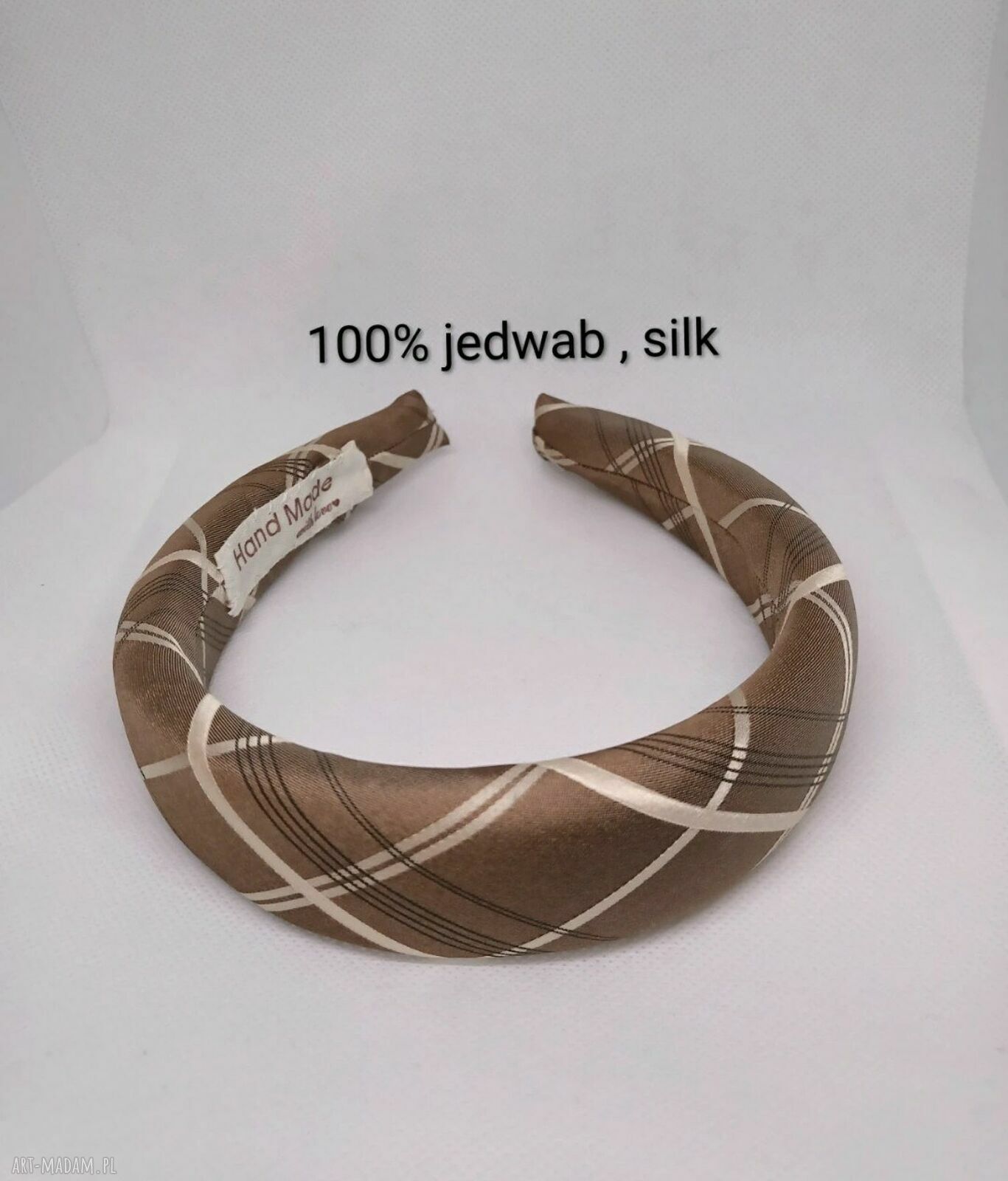 Jedwabna opaska Puffy