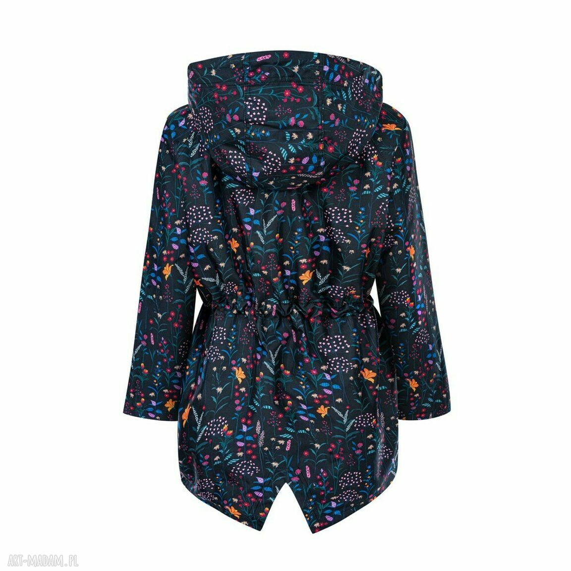 kurtki: JESIENNA KURTKA PARKA łączka Z TUNELEM HandMade