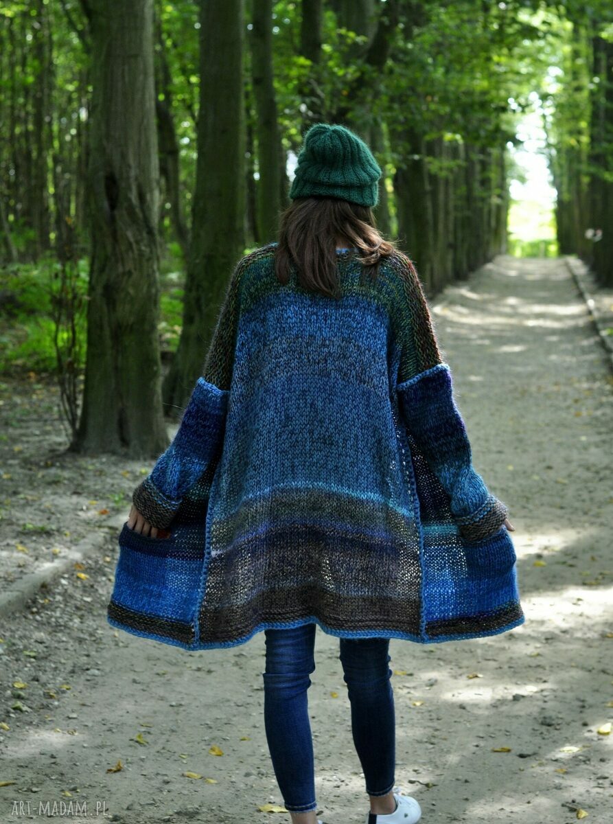 multikolors sweater REZERWACKA P. IWONA Ręcznie wykonane
