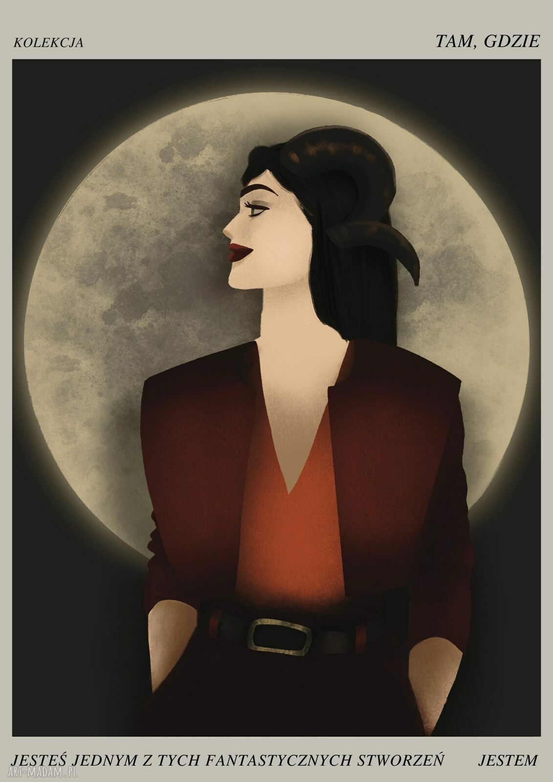 Plakat A3 Jesteś jednym z tych fantastycznych stworzeń 29,7x42 cm