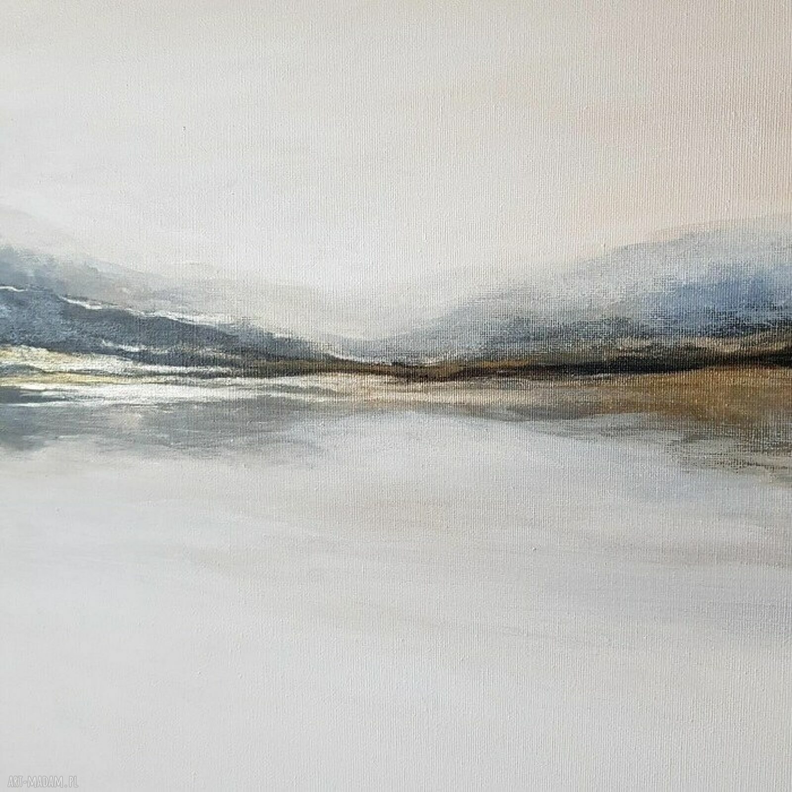 Jezioro Wspomnień - obraz akrylowy na płótnie 50x60 cm (gotowy do zawieszenia)