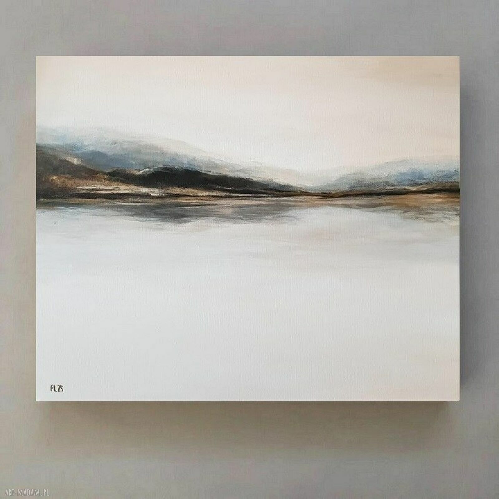 Jezioro Wspomnień - obraz akrylowy na płótnie 50x60 cm (gotowy do zawieszenia)