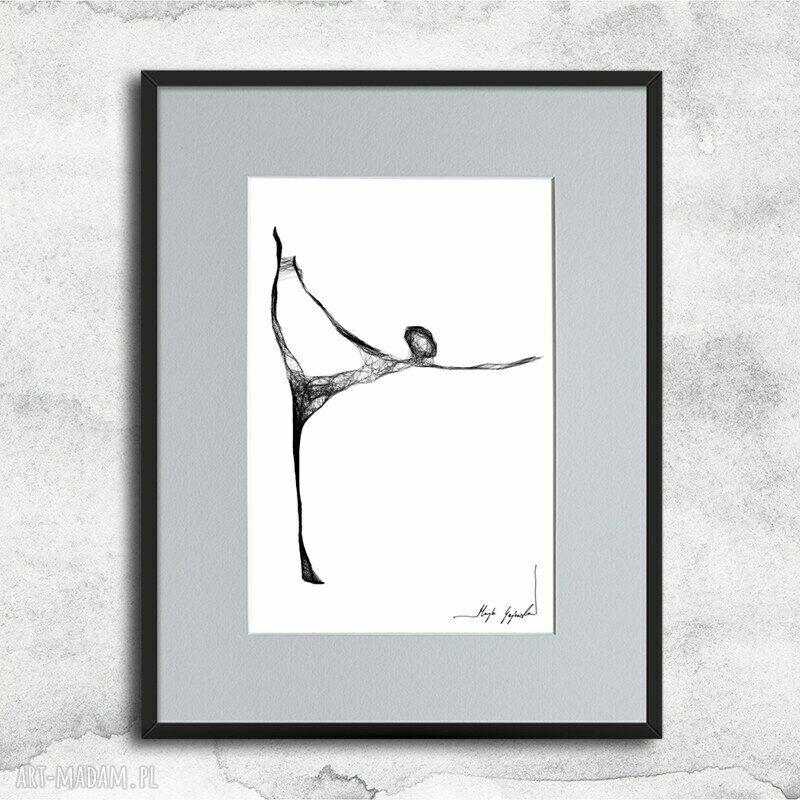 Joga - autorska grafika nr 147