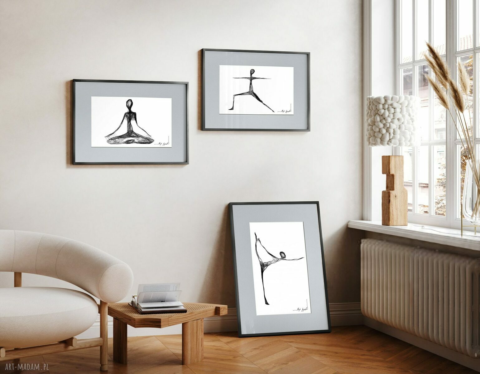 Joga - autorska grafika (nr 147)