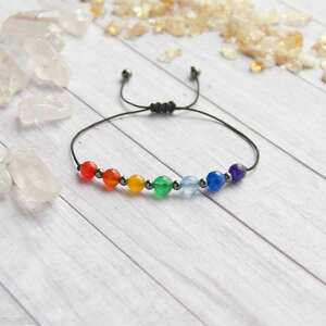 chakra bracelet wszystkie czakry - niebieskie bransoletki