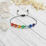 handmade bransoletki chakra bracelet: wszystkie czakry