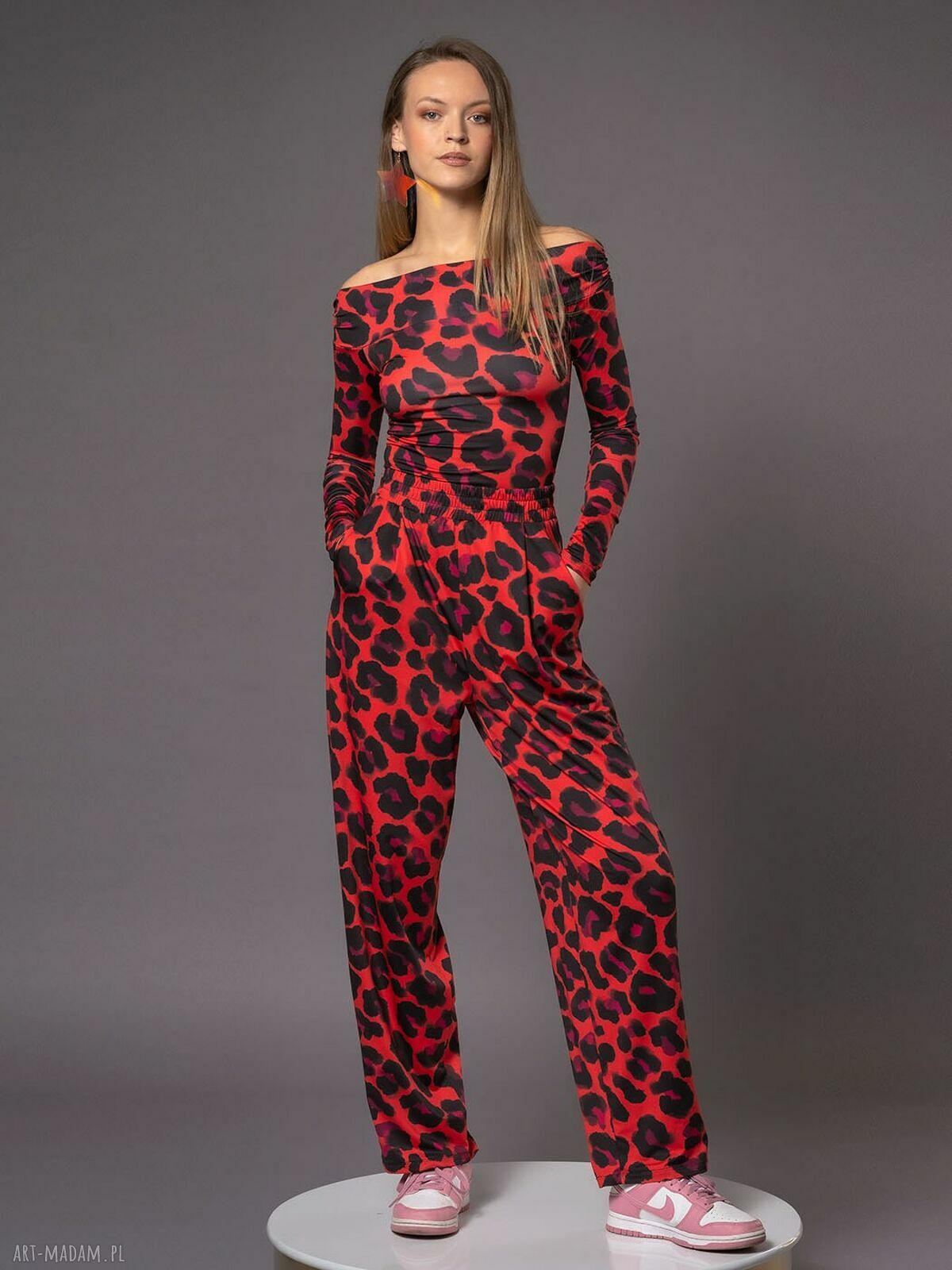 Bluzka Julietta Solar Tropic z odsłoniętymi ramionami