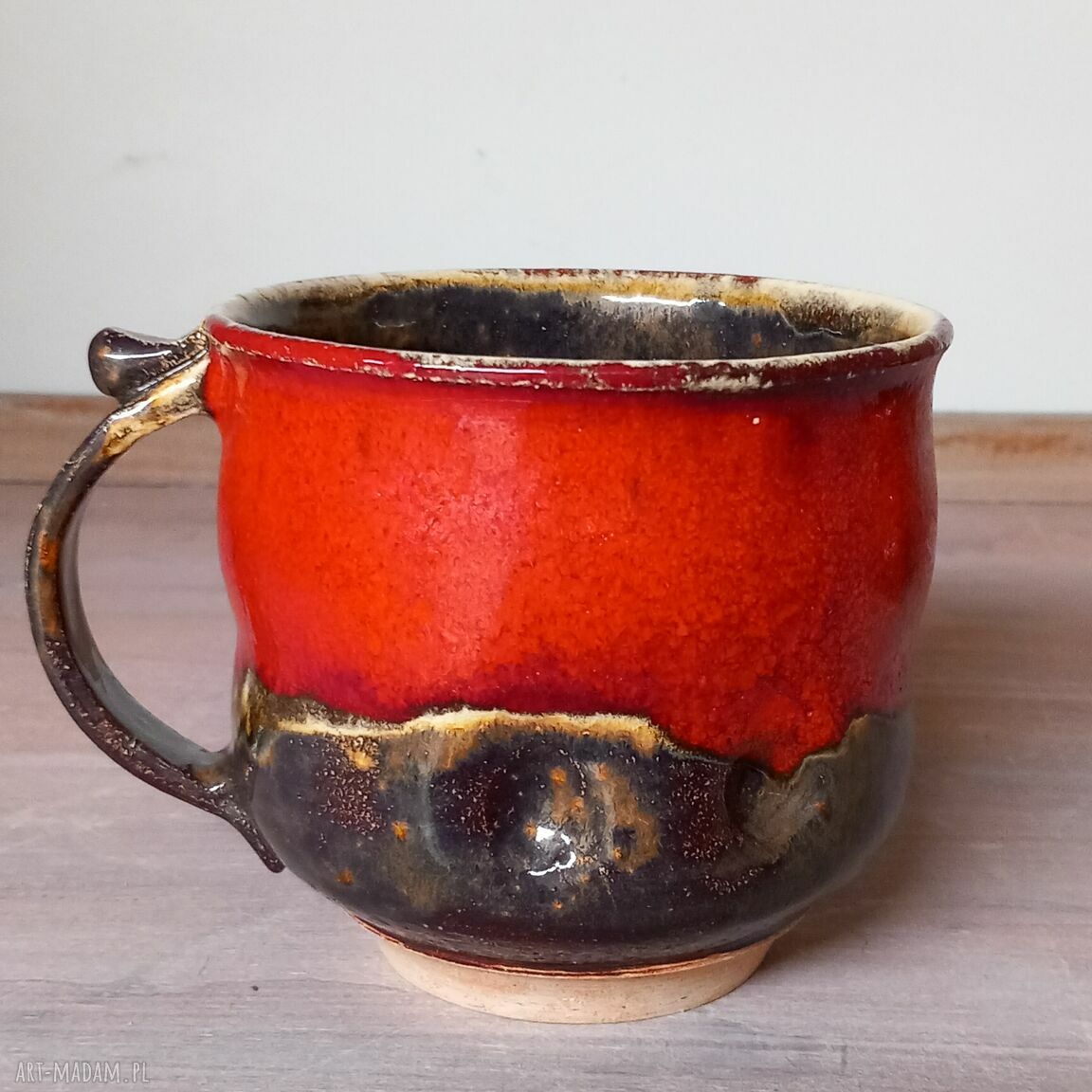 JUMBO para 2 kubków ceramicznych 450 ml - ręcznie formowane
