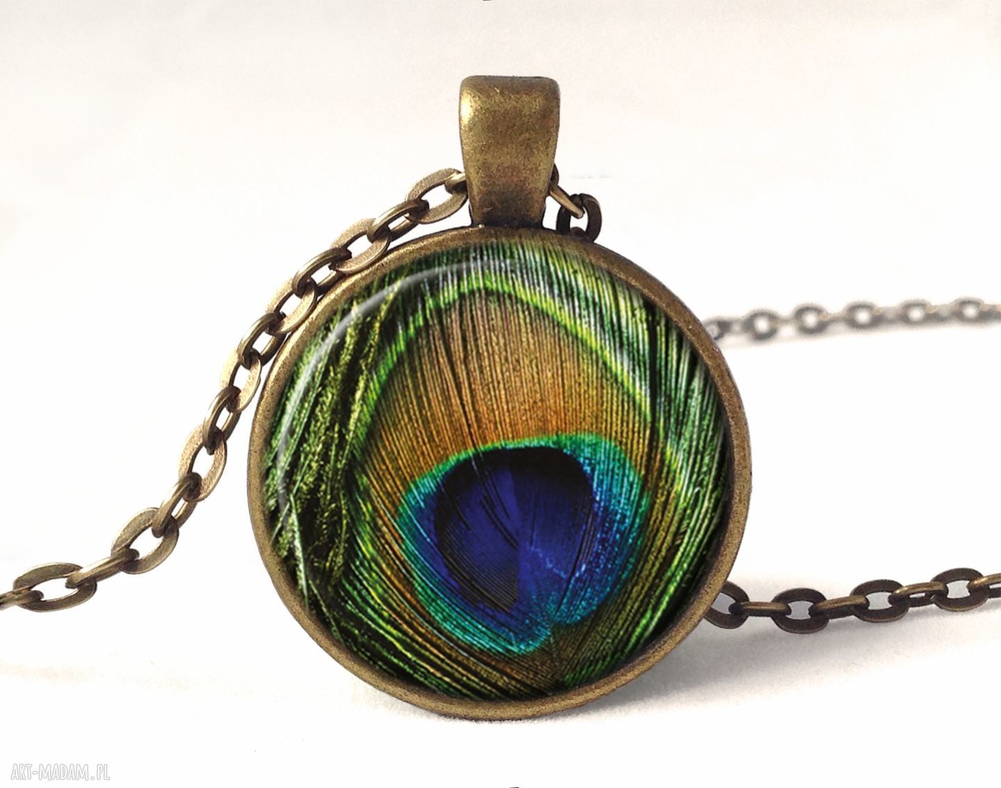 bransoletki: Pawie oko Bransoletka hand made