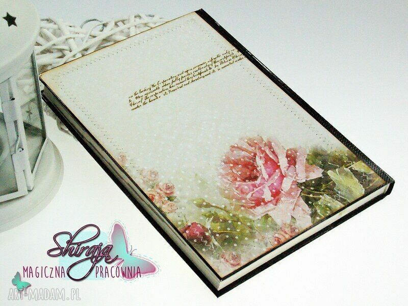 Kalendarz książkowy A5 "Wiosna w Paryżu" - prezent handmade