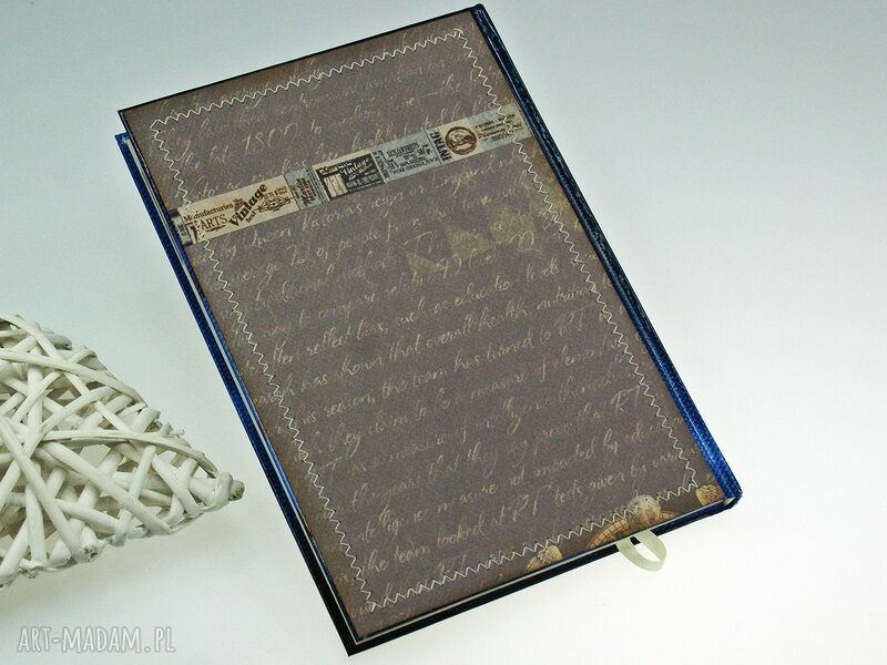 Kalendarz książkowy A5 2016 retro samochód (scrapbooking)