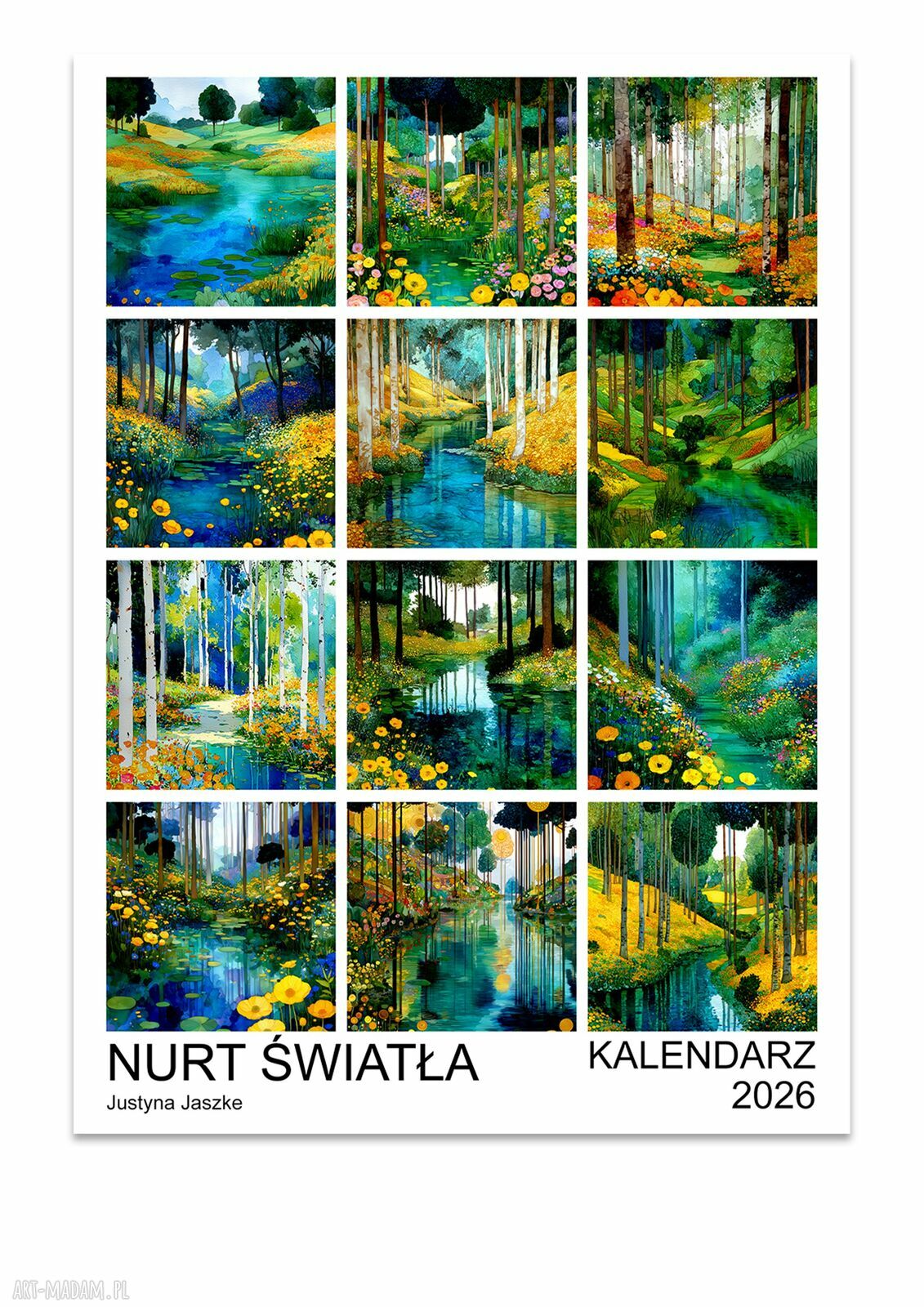 Kalendarz 2026 Nurt Światła 15x21 cm