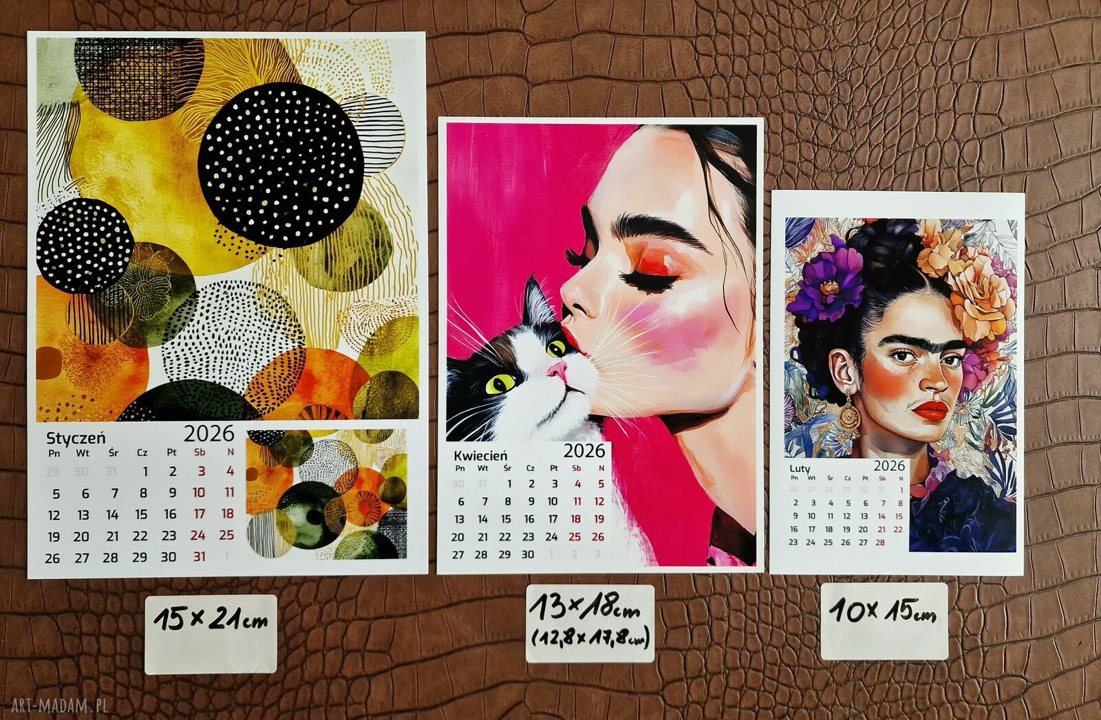 Kalendarz 2026 Magiczny Las 15x21 cm