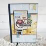 handmade scrapbooking notesy kalendarz książkowy na 2022 podróżniczy, 893