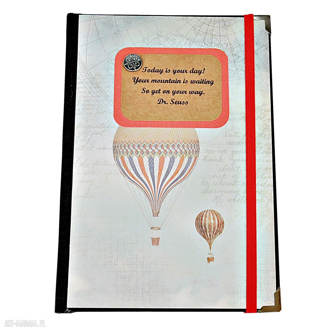 Kalendarz motywujący 2019 balony latający balon prezent