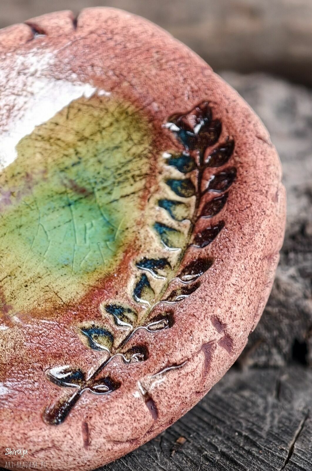 Ceramiczny kamień spokoju - Mech