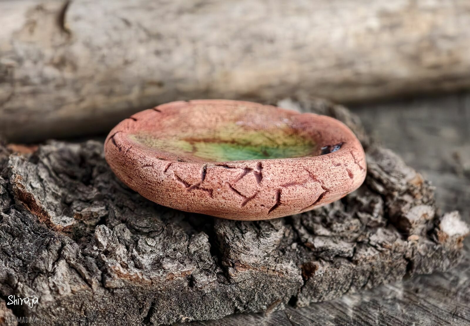 Ceramiczny kamień spokoju - Mech