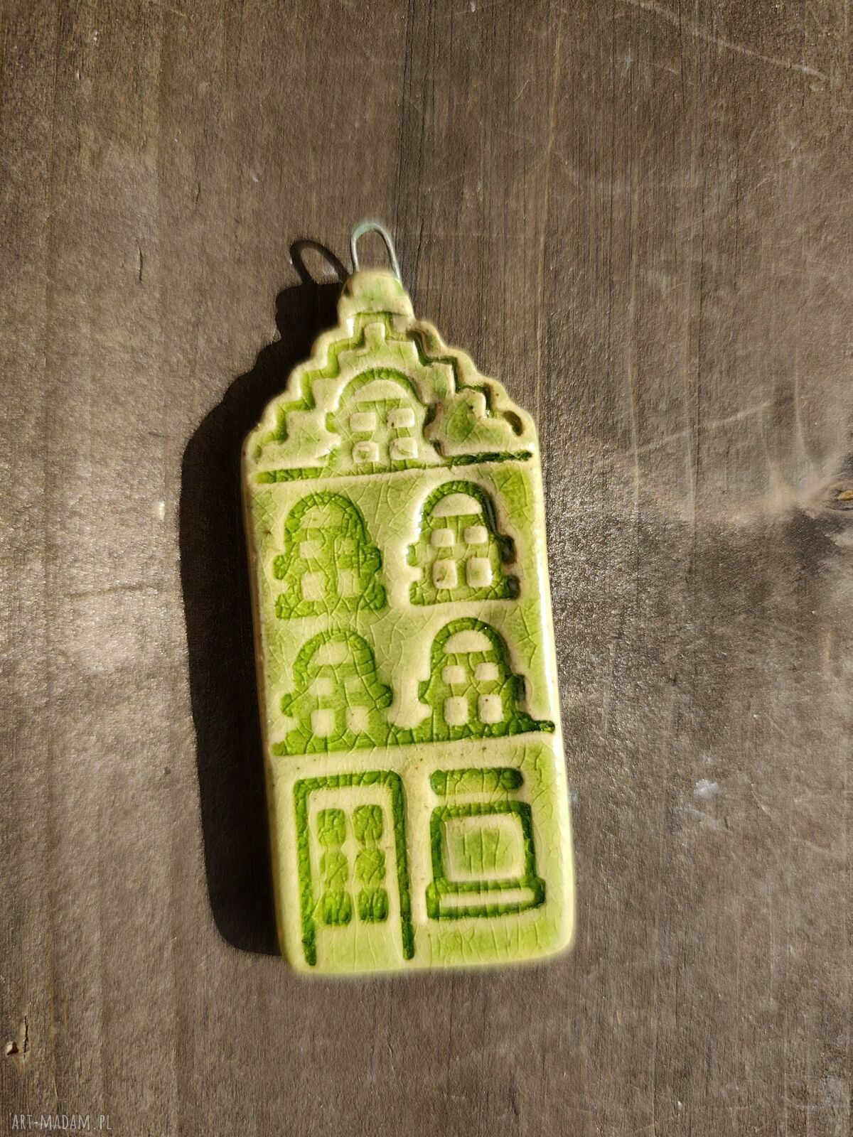 Kamieniczka ceramiczna - zawieszka domek Wolna Chwila