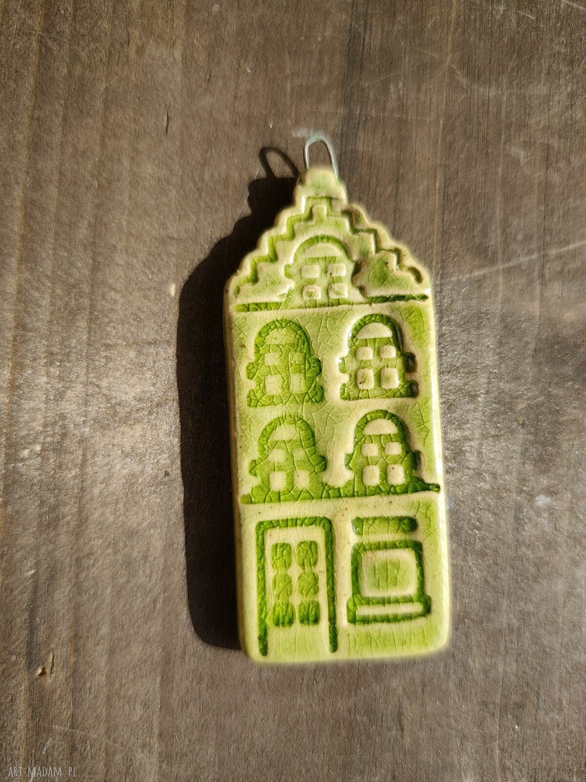Kamieniczka ceramiczna - zawieszka domek Wolna Chwila