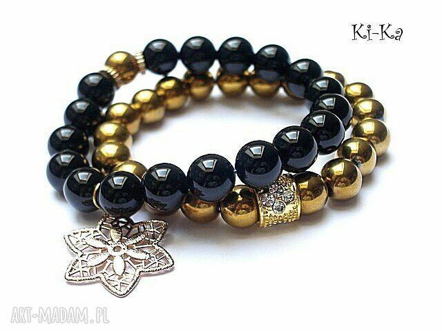 BLACK AND GOLD DUO ręcznie zrobione