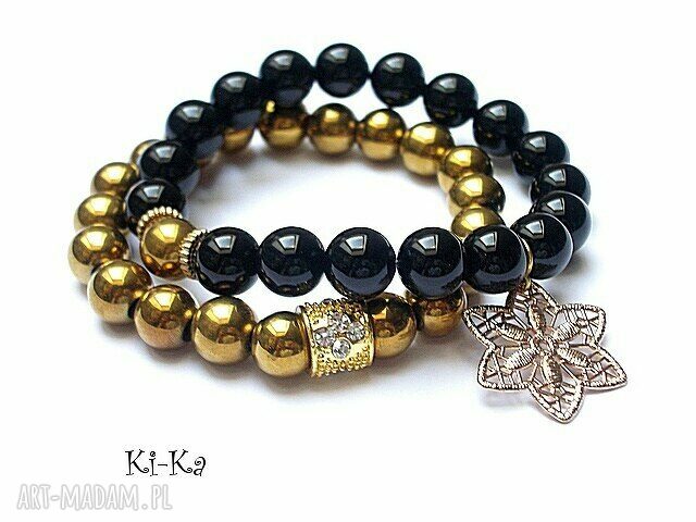 BLACK AND GOLD DUO ręcznie zrobione