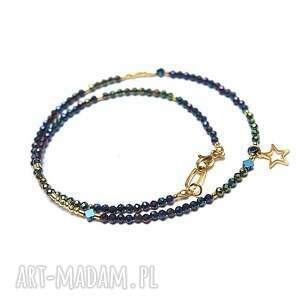 ki ka pracownia spinel navy blue and green choker