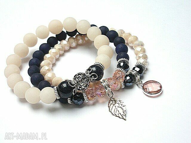 NAVY AND NUDE /05.02.15/ SET Hand Made