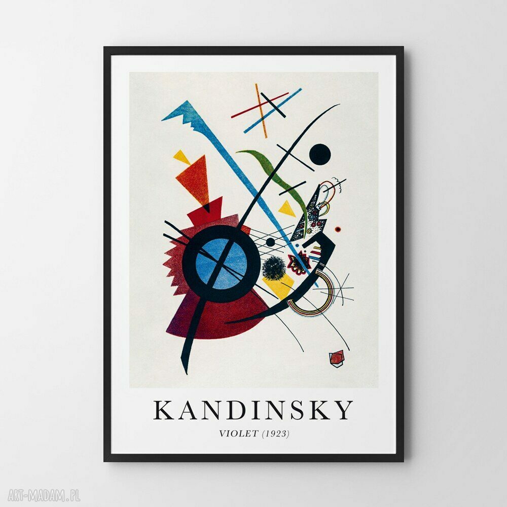 Plakat Kandinsky Abstrakcja 30x40 cm - modna dekoracja w stylu sztuki