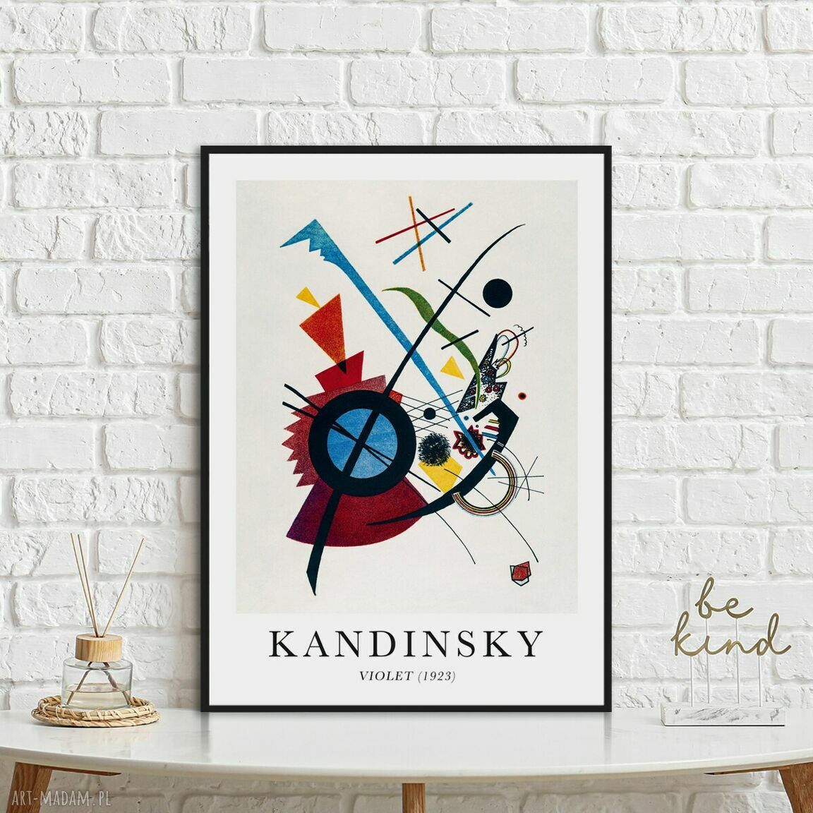 Kandinsky abstrakcja - plakat 50x70 cm