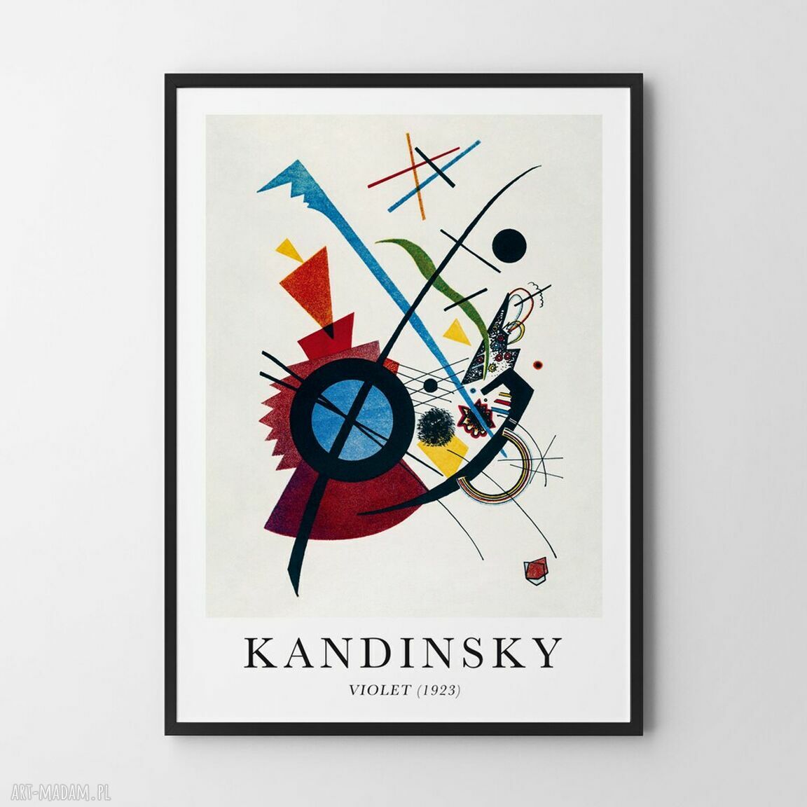 Kandinsky abstrakcja - plakat 50x70 cm