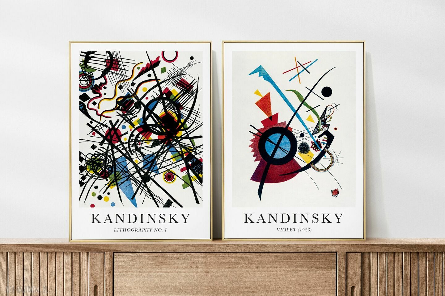 Kandinsky - abstrakcje - zestaw 2 plakatów 50x70 cm (bez ram)