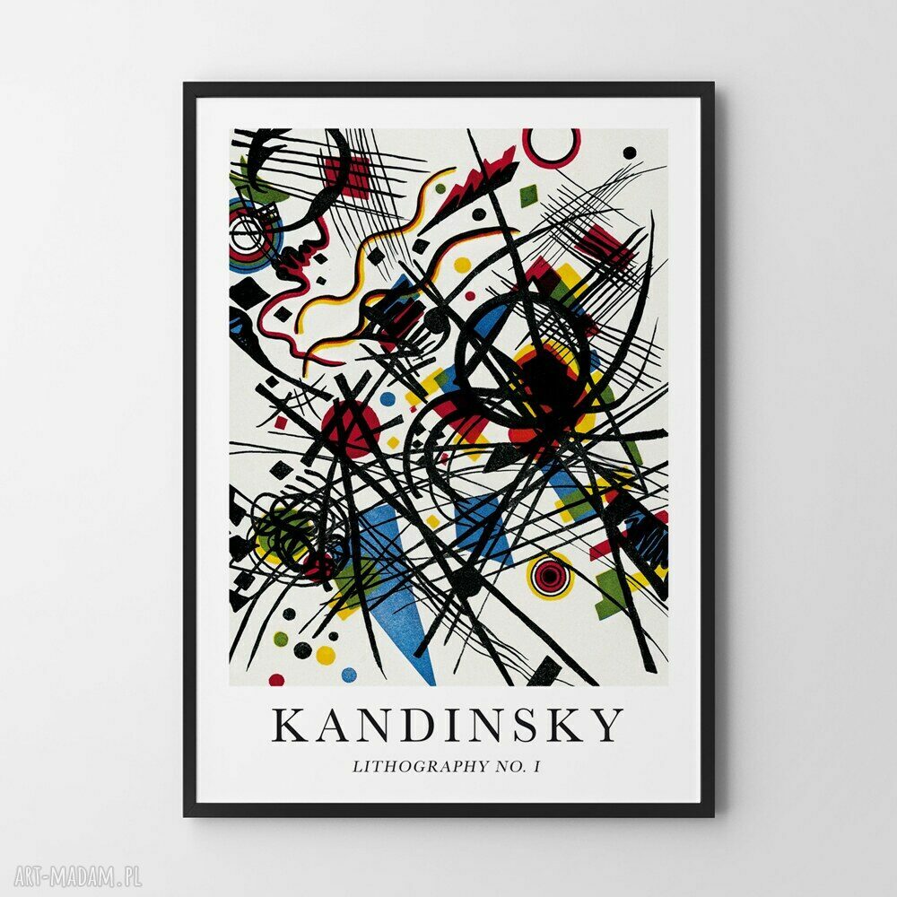 Kandinsky Lithography - plakat 40x50 cm