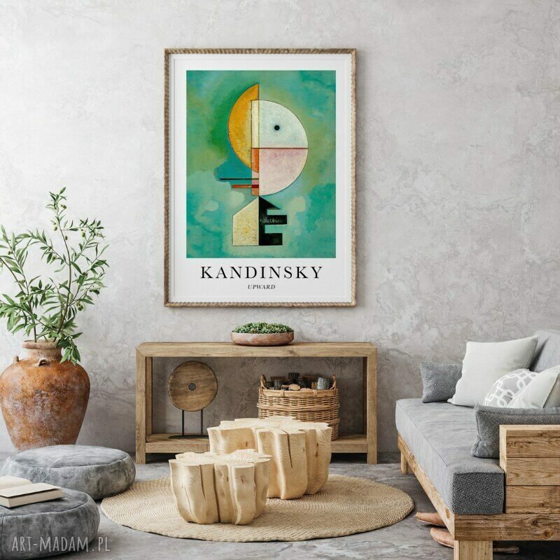 Kandinsky - plakat 50x70 cm B2 do salonu i na prezent