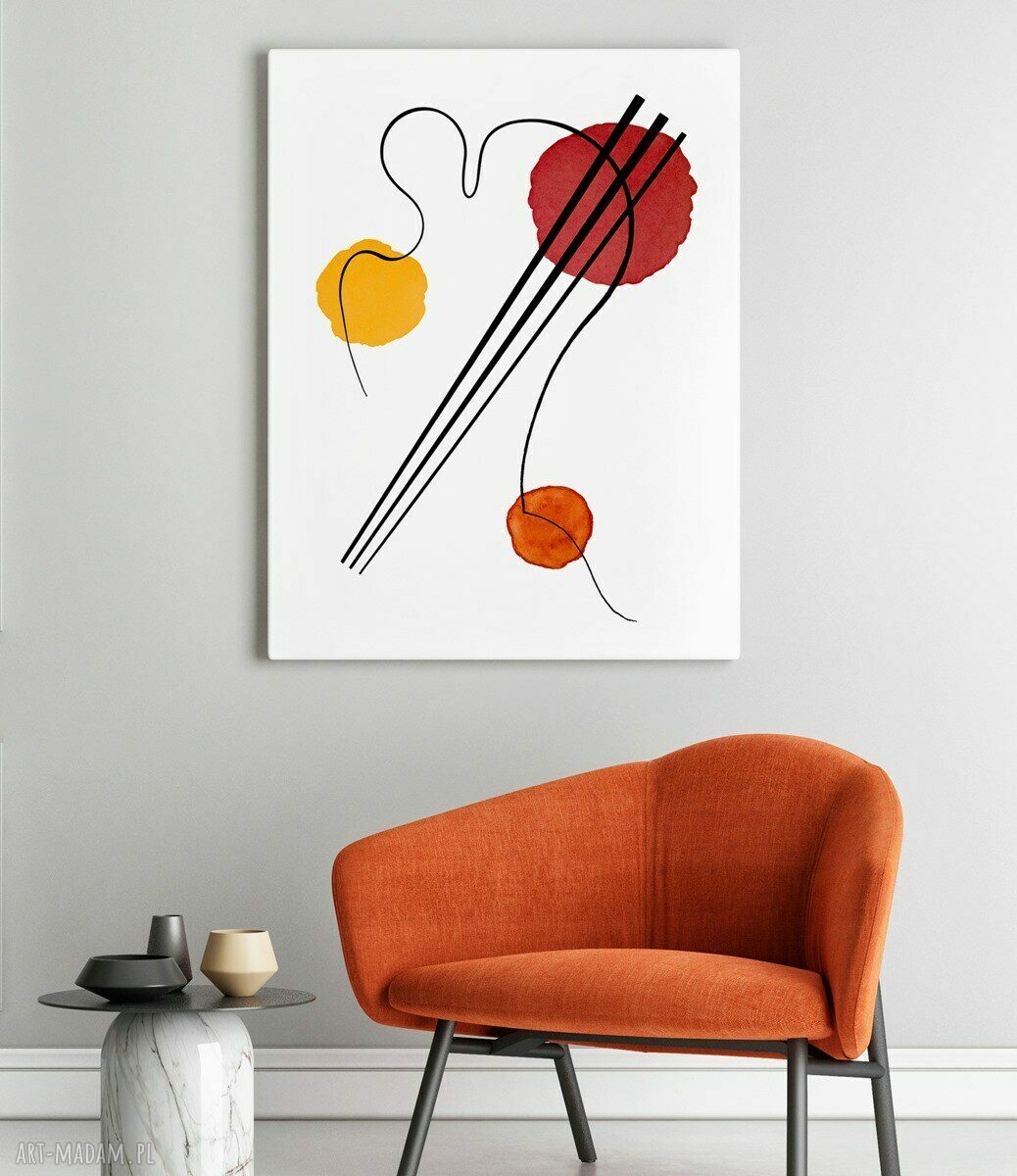 Kandinsky Sushi - plakat 50x70 cm