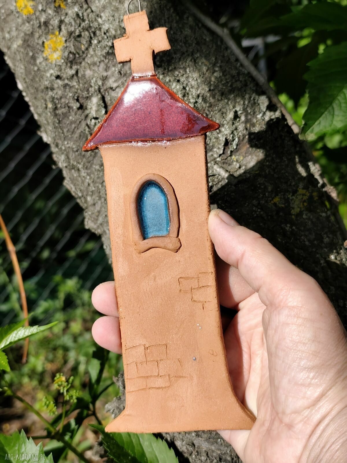 Kapliczka ceramiczna Wolna Chwila - ręcznie robiona ceramika