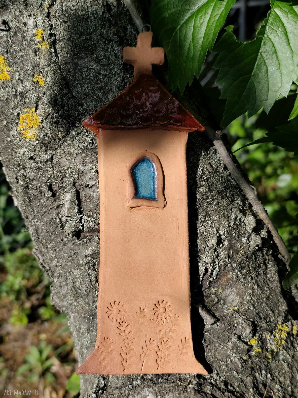Kapliczka ceramiczna Wolna Chwila - ręcznie robiona ceramika