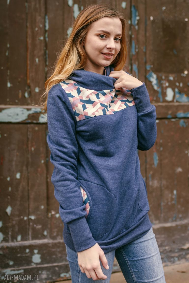 Bluza etno geometryczna HandMade