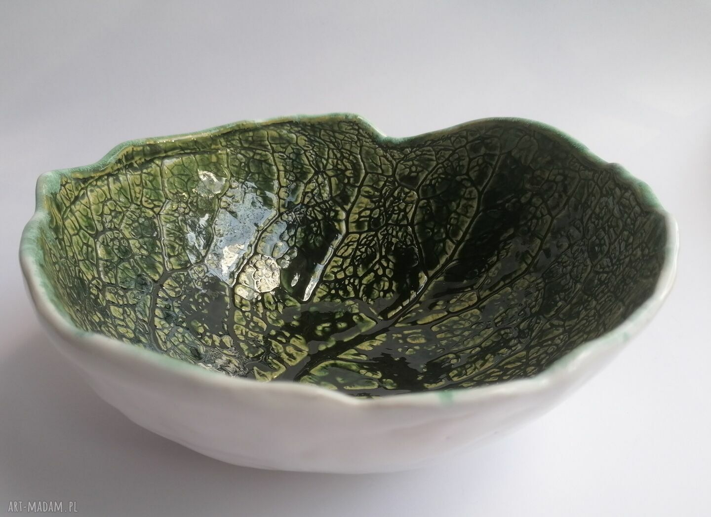 Kapuściane miseczki ceramiczne - komplet 2 szt. z gliny szamotowej