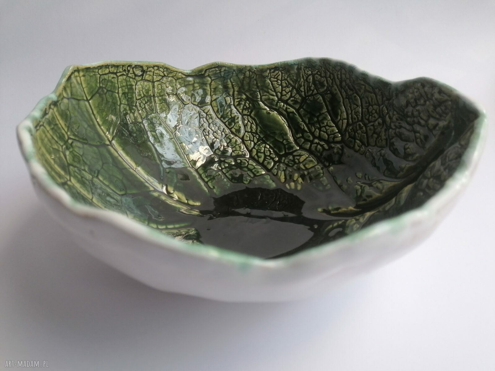 Kapuściane miseczki ceramiczne - komplet 2 szt. z gliny szamotowej