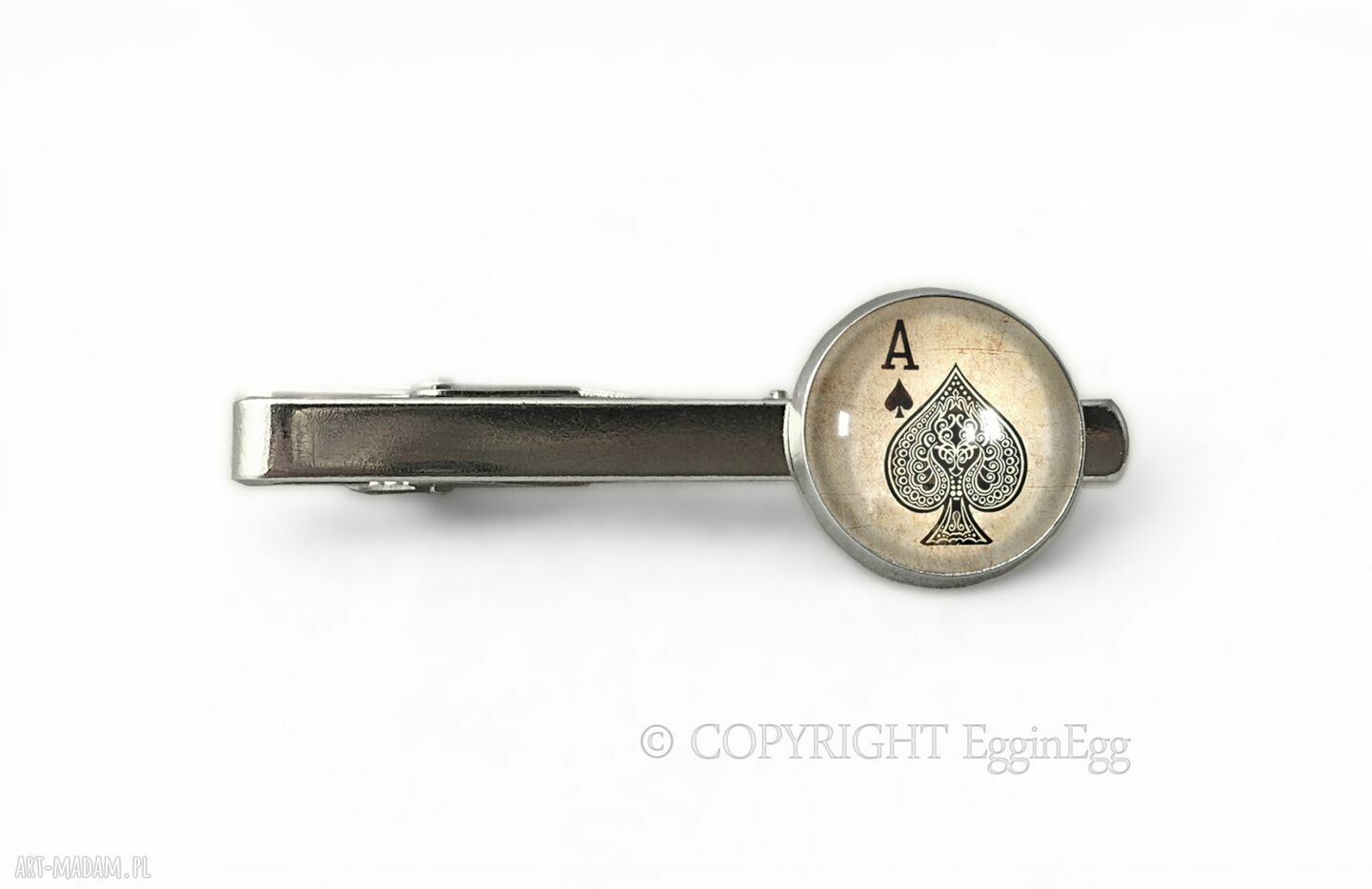 spinka krawata pik wino karciane ręcznie robiona wysokiej