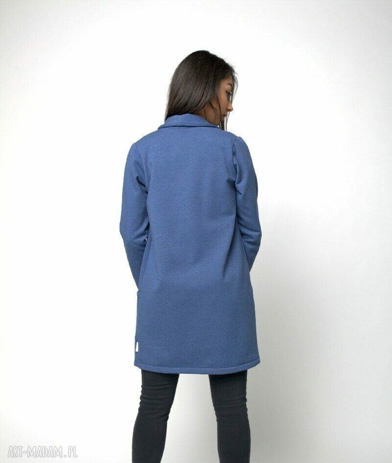 KARDIGAN NARZUTKA Z KIESZENIAMI jeans L-XL