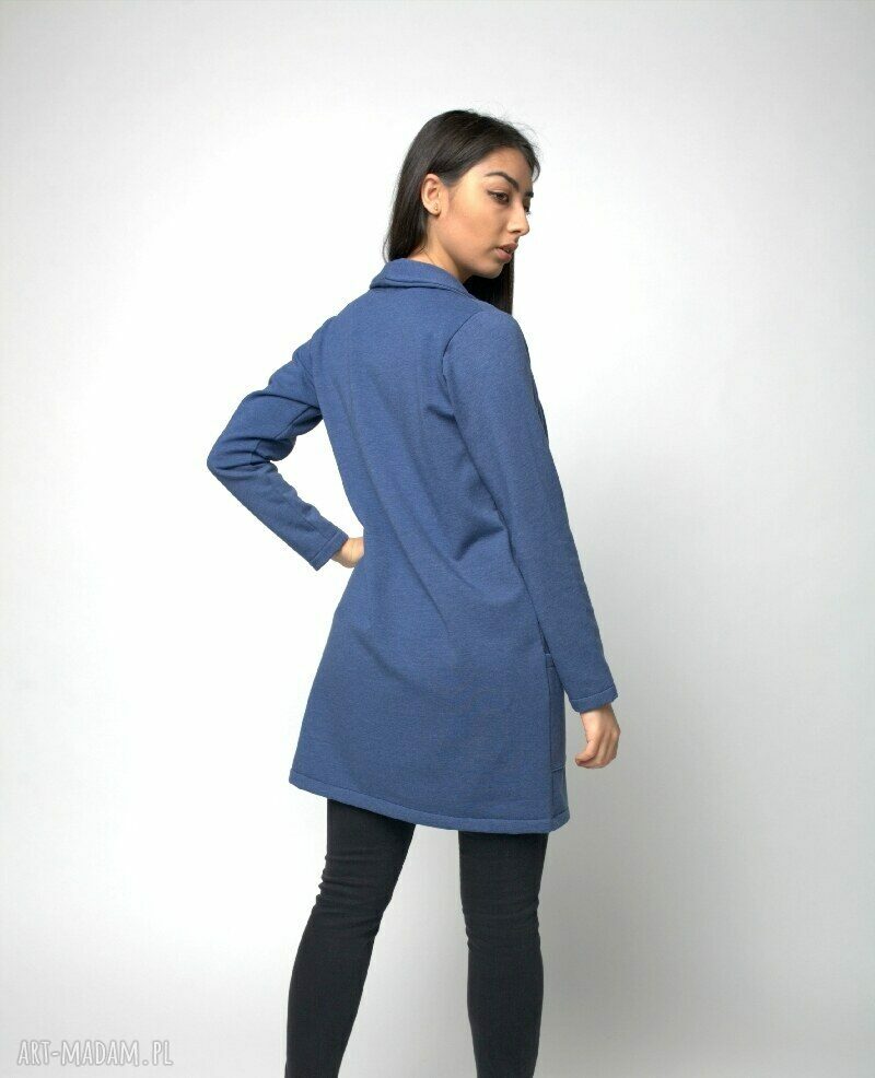 KARDIGAN NARZUTKA Z KIESZENIAMI jeans L-XL