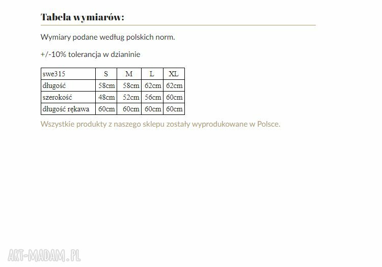 Kardigan SWE315 mocca z dekoltem w szpic i warkoczami na rękawach